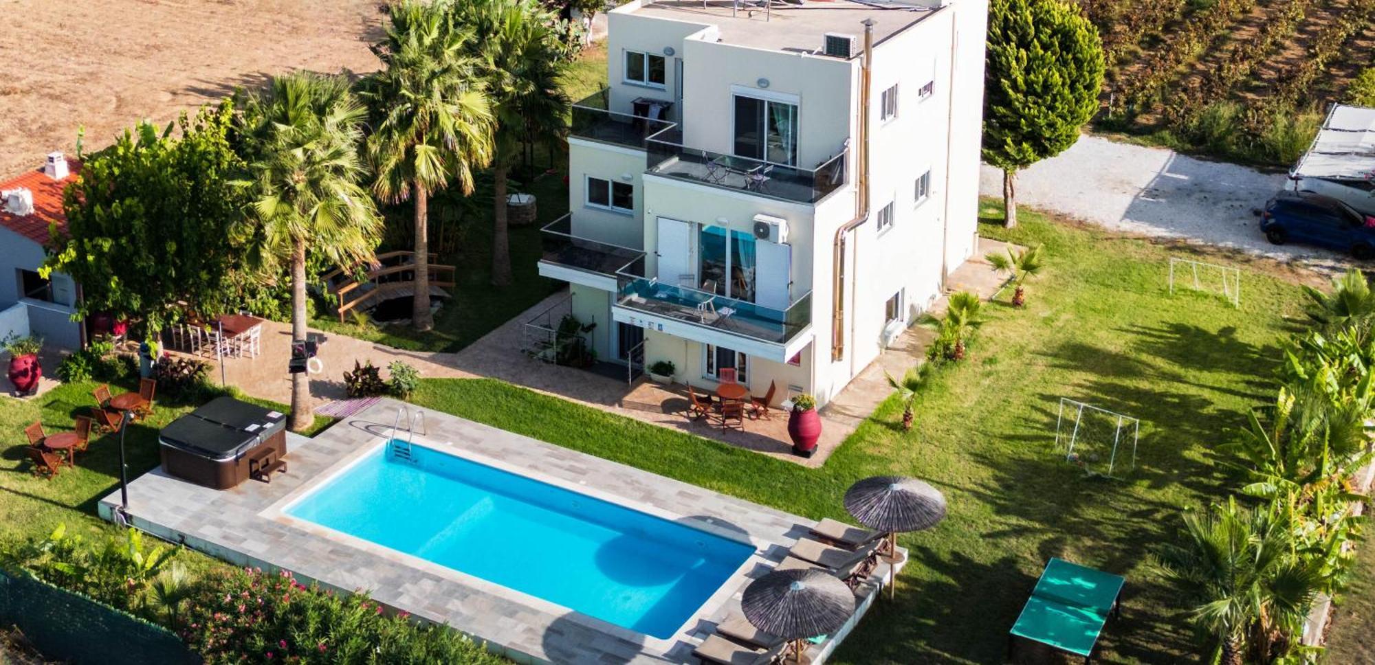 Martimi Apartments - 200M From Drapanias Beach - Pool - Hot Tub - Sauna - Bbq Kissamos Luaran gambar
